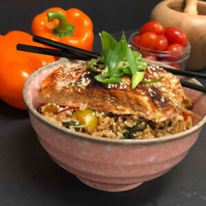 Foodie Fit - Salmon Bowl, healthy meal delivery Vancouver