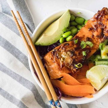 Foodie Fit - Salmon Poke Bowl, Healthy Meal Delivery Vancouver