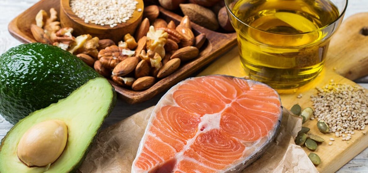 Nuts, salmon and avocado the Good Fats, Healthy Meal Delivery Vancouver