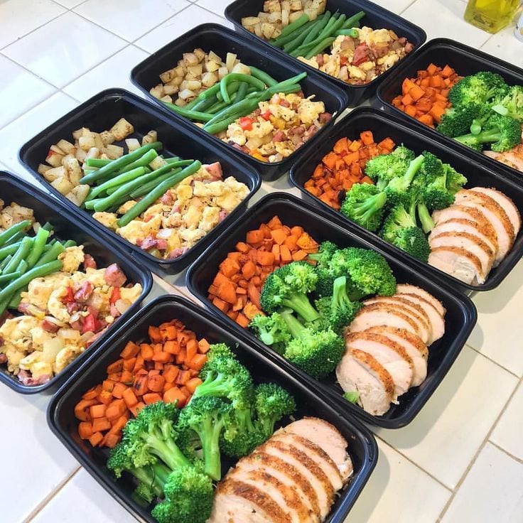 Chicken and Veggies Healthy Meal Prep, healthy meal delivery Vancouver