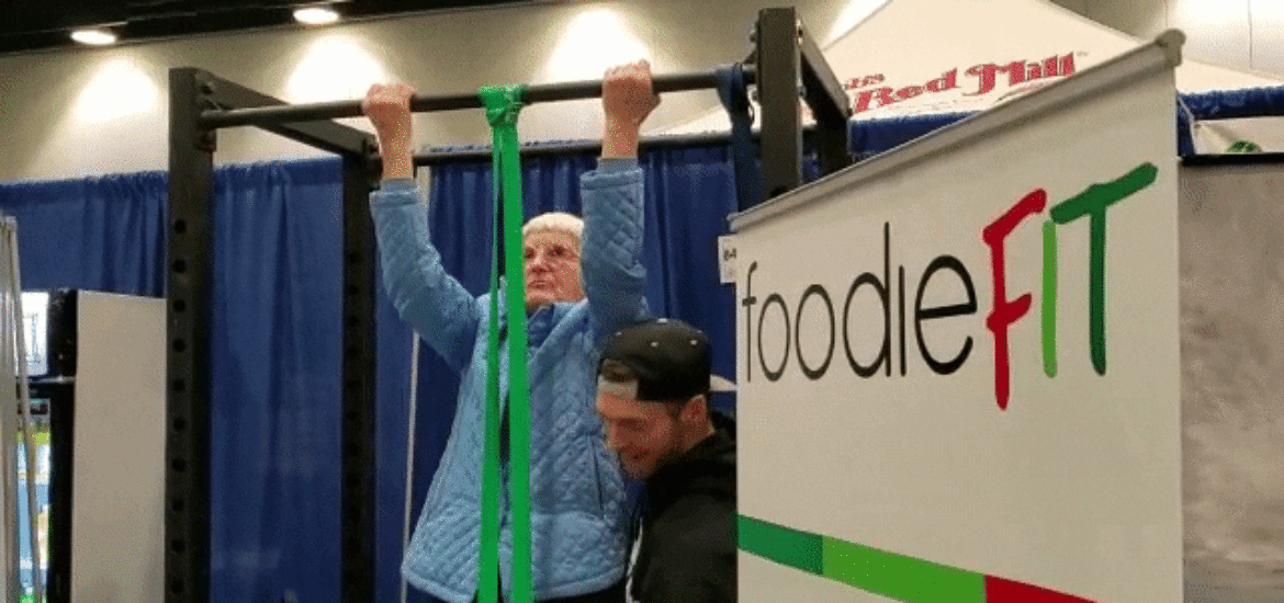 grandma doing chin ups, Meal Prep Vancouver