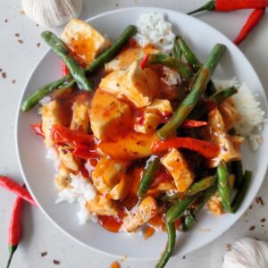 Thai Chili Chicken Stir Fry, healthy meal delivery Vancouver, Foodie Fit