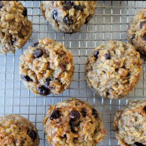 Banana Peanut Butter Mini Muffins, healthy meal delivery Vancouver, Foodie Fit