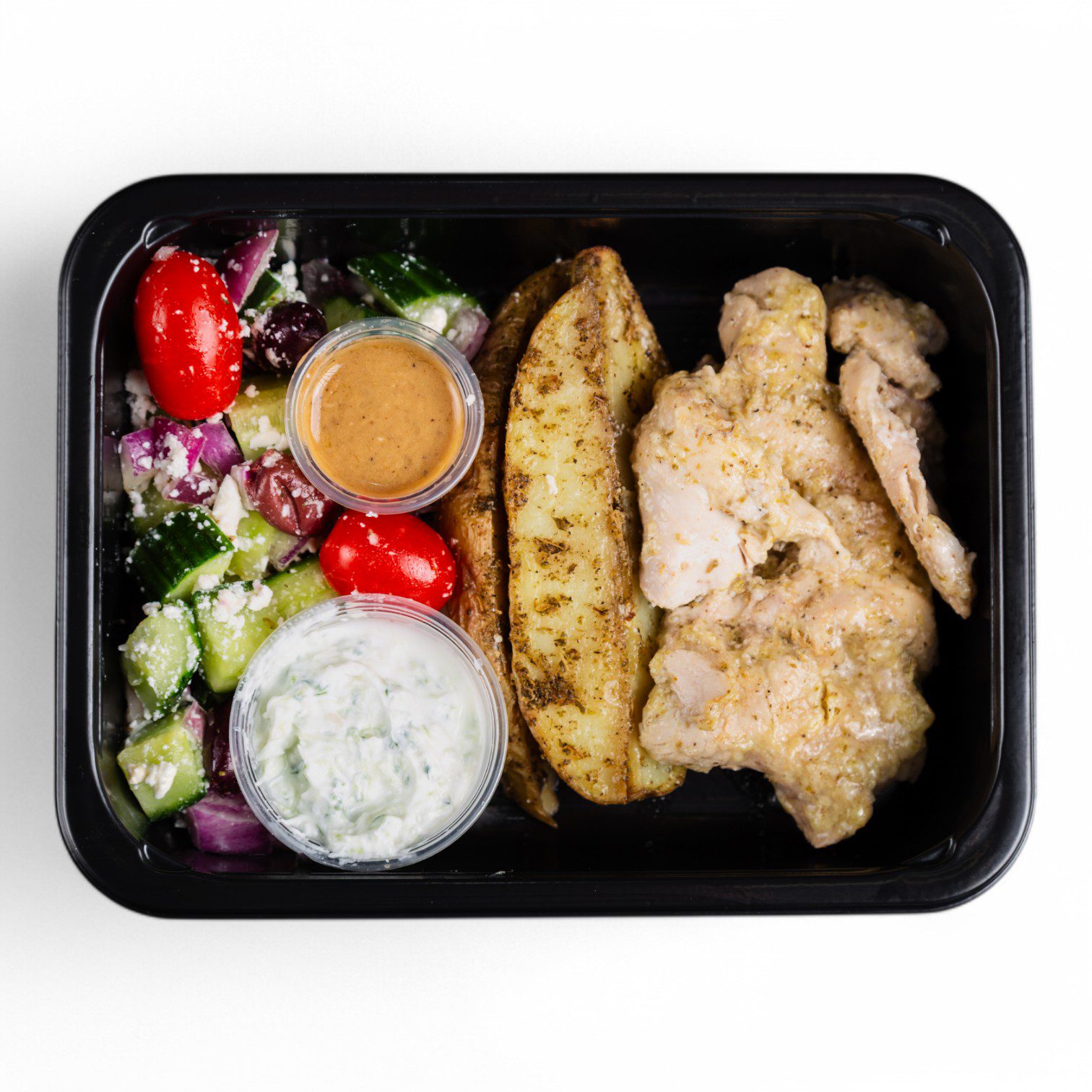 Mediterranean Lemon Chicken with Greek Salad