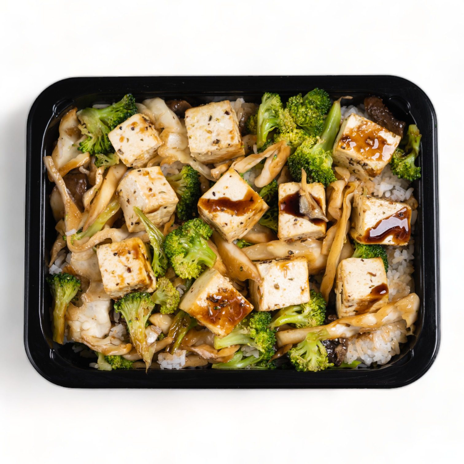 Tofu Mushroom Teriyaki