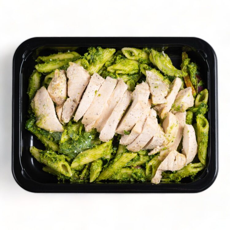 Pesto Penne Pasta with Chicken option